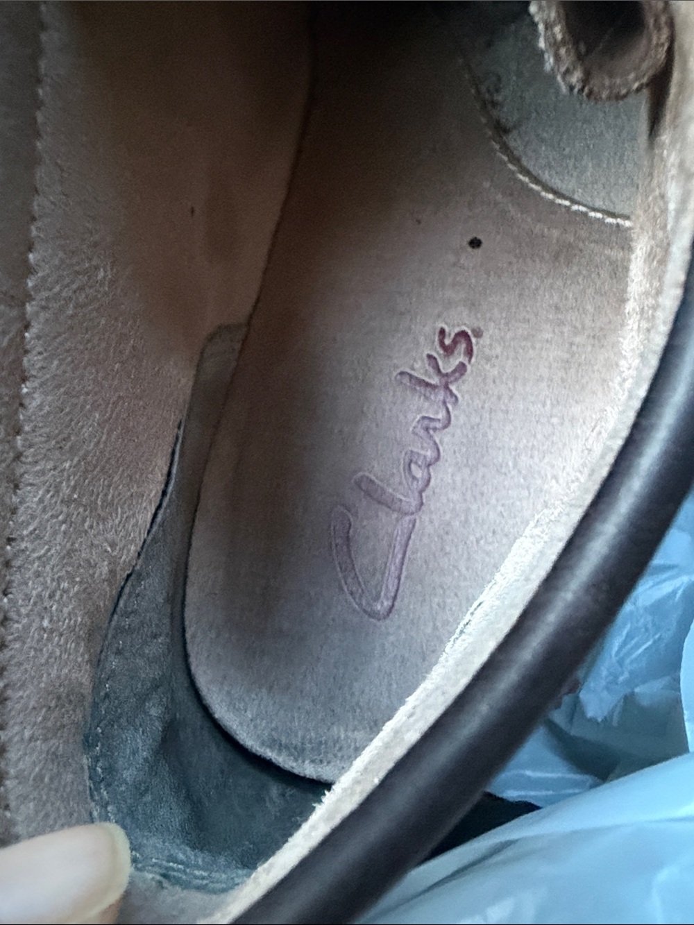 Clarks Men's Chukka Boots in Dark Brown Suede - Picture 10 of 10